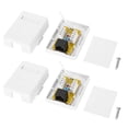thumbnail image 4 of Caja de redes de categoría, 2 piezas RJ45-8P8C CAT6 Caja de redes individuales Caja de información de escritorio Diseño de próxima generación, 4 of 10