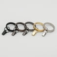 thumbnail image 5 of Better Homes & Gardens 1" Plated Gunmetal Clip Rings, Set of Seven, 5 of 6