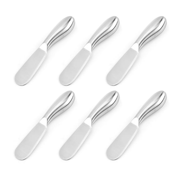 WODJR 6Pcs Butter Spreader Stainless Steel Butter Spreader Cheese Butter Spreader Knives Butter Knife Cheese Knives Cheese Spreader Condiment Knives Charcuterie Utensils Charcuterie Board Accessories