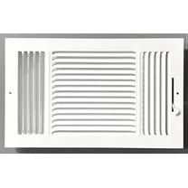 HBW 14"x 8" (Duct Opening Size) 3-Way Stamped Face Steel Ceiling/sidewall Air Supply Register - Vent Cover - Actual Outside Dimension 15.75" X 9.75"