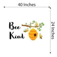 thumbnail image 4 of Children Bee Kind Cute Animal Wall Decal Decoration Bee Kind Motivated Quote Vinyl Wall Decal Lasts Years and Easily Removable - Size: 40 In(W) x 24 In(H), 4 of 5