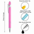 thumbnail image 3 of Stylo à bille en métal 2 en 1 avec stylet pour écran tactile, 50 pièces/lot, Logo personnalisé gratuit, cadeau publicitaire pour bureau et école, haute qualité, 3 of 4