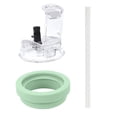 thumbnail image 2 of Straw Lid With Double Spout, Leak-Proof Cap, 30Oz Green, Includes Lid & Straw For Water Bottles & Travel Cups, 2 of 7