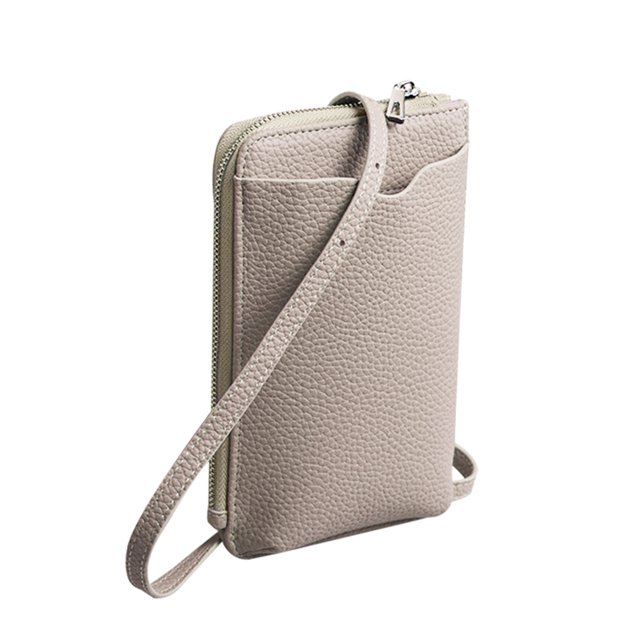 Bolsa informal de PU con correa ajustable para el hombro, cruzado impermeable para teléfono (blanco) Ndcxsfigh Para Estrenar