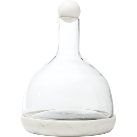 

Table Sugar Marble And Glass Wine Carafe 42-Ounce White