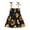 Black, variant on Odeerbi 2025 Summer Toddler Baby Girls Sleeveless Sling Dress Graphic Print Children's Clothing