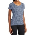 thumbnail image 4 of Mafoose Women's Electric Heather Sporty Tee True Navy Electric 2X-Large, 4 of 5