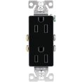 thumbnail image 2 of EATON Câblage 1107-9BK Réceptacle Recto Verso 15-Amp 2-Pôles 3-Fils 125 Volts, Noir, 2 of 3