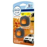 Febreze Car Air Freshener, Odor-Fighting Car Vent Clip, Hawaiian Aloha, 2 Count