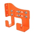 thumbnail image 2 of Soporte de pared para motosierra, organizador de herramientas para exteriores, estante metálico para motosierra. Naranja, 2 of 9