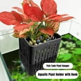 thumbnail image 2 of Pebbuoy Aquarium Plant Holder Heat-Resistant Hydroponic Basket Hanging Fish Tank Planter Cups with Hook for Underwater Aquatic Plants, 2 of 7