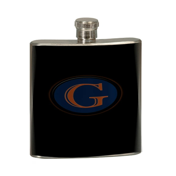 KuzmarK 6 oz. Stainless Steel Pocket Hip Liquor Flask - G Is For