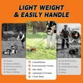 thumbnail image 6 of 2 in 1 Weed Wacker Gas, 52cc 2-Stroke Gas Weed Eater, String Trimmer/Edger with with Extension Pole, 8500RPM Strong Power & 2025 Upgraded Weed Eater Gas Powered for Yard and Garden (Red), 6 of 8