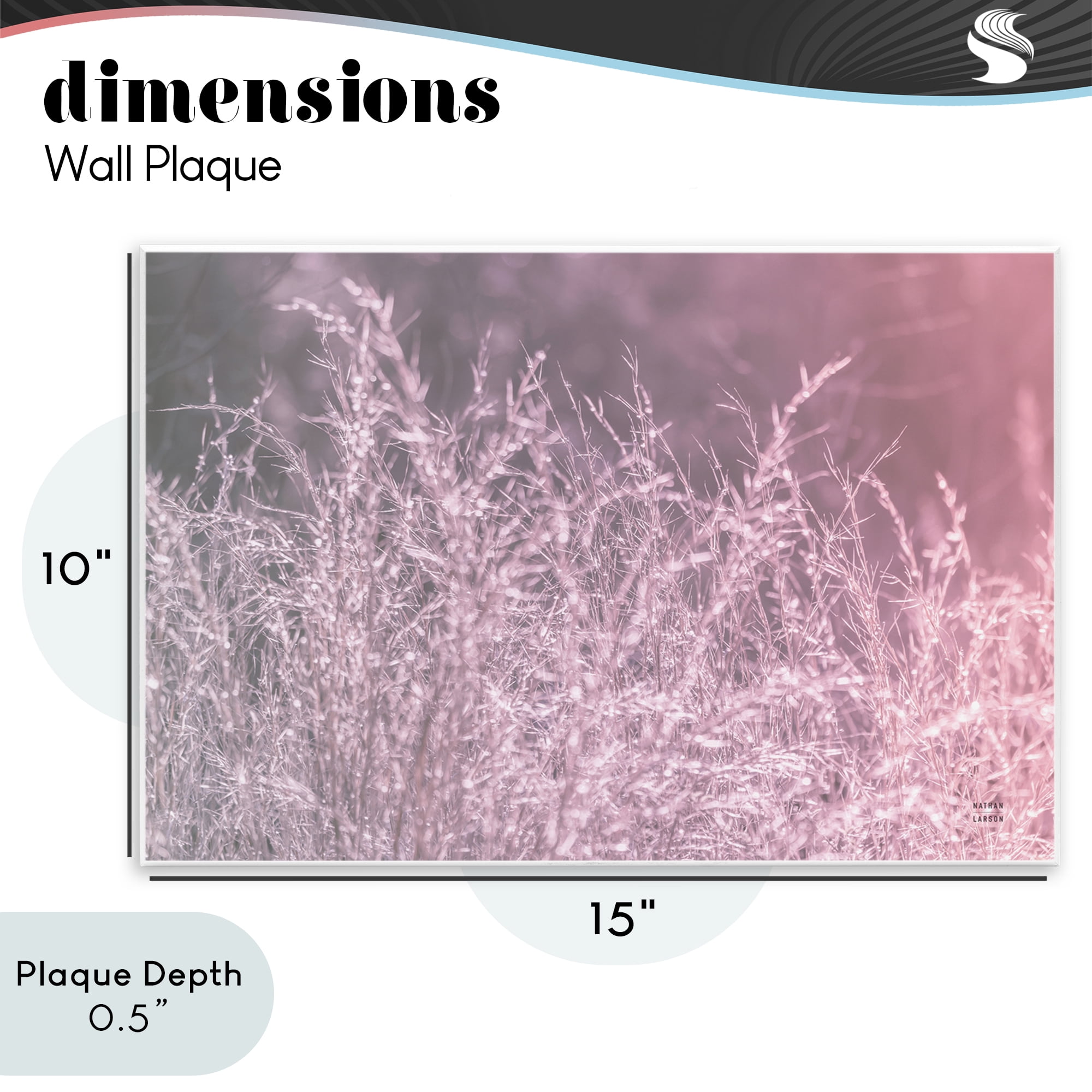 Stupell Industries Pink Morning Gentle Meadow Wall Plaque Art, design by Nathan Larson