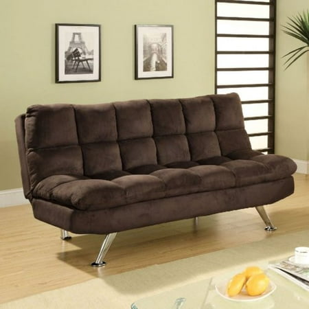 Laude Run Weid Microfiber Convertible Sofa