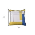 thumbnail image 2 of Abstract Geometric Stripes Decorative Throw Pillow, 2 of 7