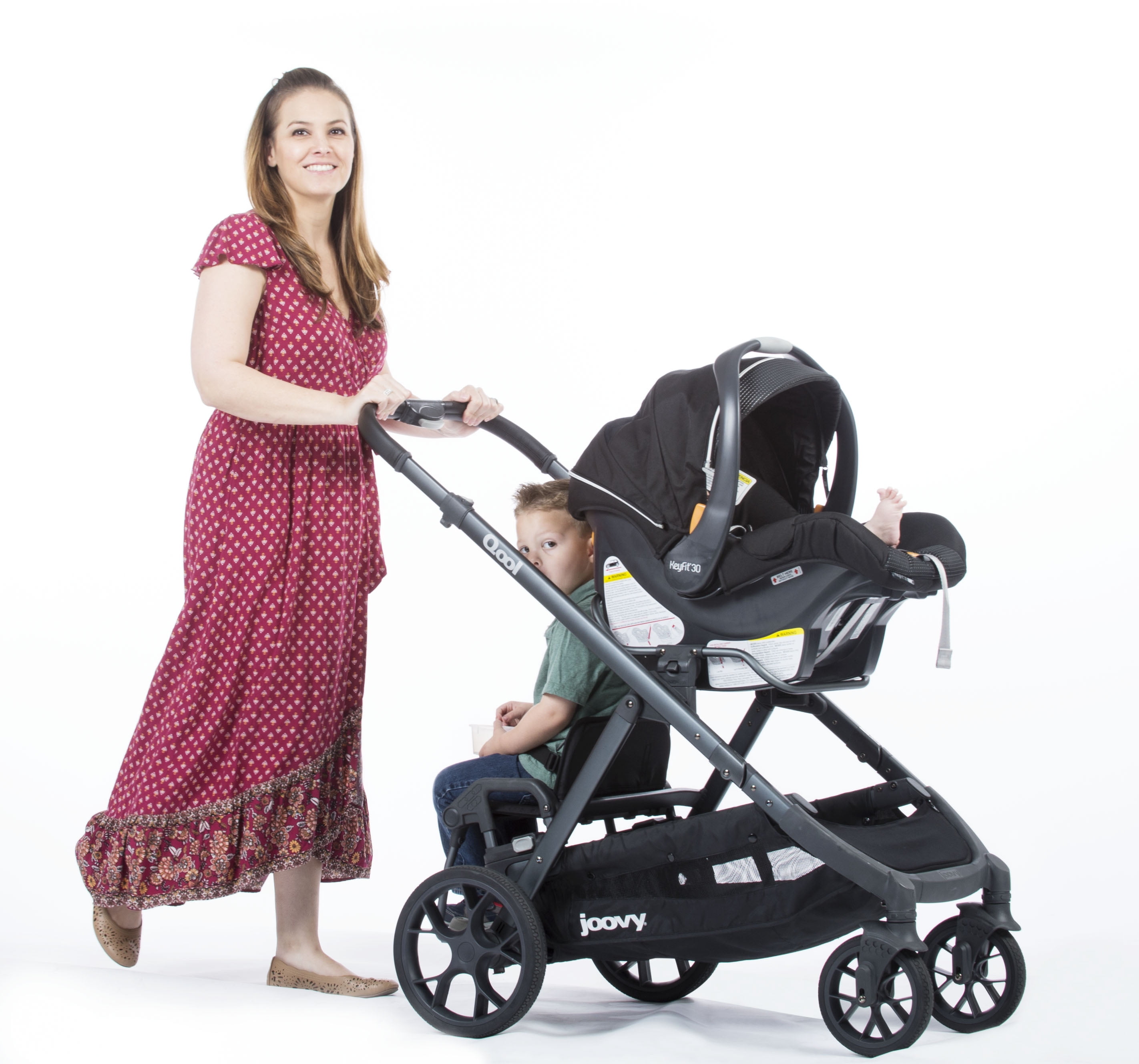 joovy double stroller qool