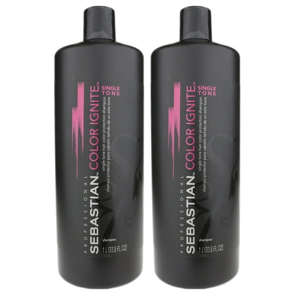 Sebastian Color Ignite Single Tone Shampoo 33.8oz/1 Liter New (Pack Of 2)