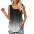 thumbnail image 1 of Birdeem T-Shirt Mode Femme Col Rond Imprimé Confortable Ample Sans Manches Blouse Décontractée, 1 of 7