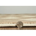 thumbnail image 6 of Diamond Lima Beige Trellis Area Rug 8x10 Indoor Soft Texture High Low Pile, 6 of 6