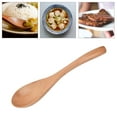 thumbnail image 4 of Wooden Spoon, Healthy Spoon Spatula Long Handle Handcraft  Apartment Wooden Cutlery Cooking Condiments Spoons Utensils Set High Moist Resistance For Kitchen Home, 4 of 8
