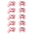 thumbnail image 3 of dianhelloya 10 Pcs Nail 3D Effect Bow Heart Rhinestone Lightweight Nail Decoration Contrast Color Nail DIY Anti-crash Glitter Pink, 3 of 7