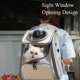 thumbnail image 4 of Bolsa de transporte para gatos, mochila espacial para mascotas, transpirable, portátil, transparente, para el hombro, para cachorros, perros, bolsa de cápsula espacial para mascotas, 4 of 4