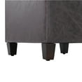 thumbnail image 5 of Wovenbyrd Square Button Tufted Storage Ottoman with Lift-Off Lid - Cream, 5 of 6