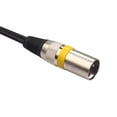 thumbnail image 4 of Cable de micrófono equilibrado macho a hembra compatible con 1 paquete, amarillo-Cable de micrófono -30cm-Enchufe de aleación de zinc, 4 of 5