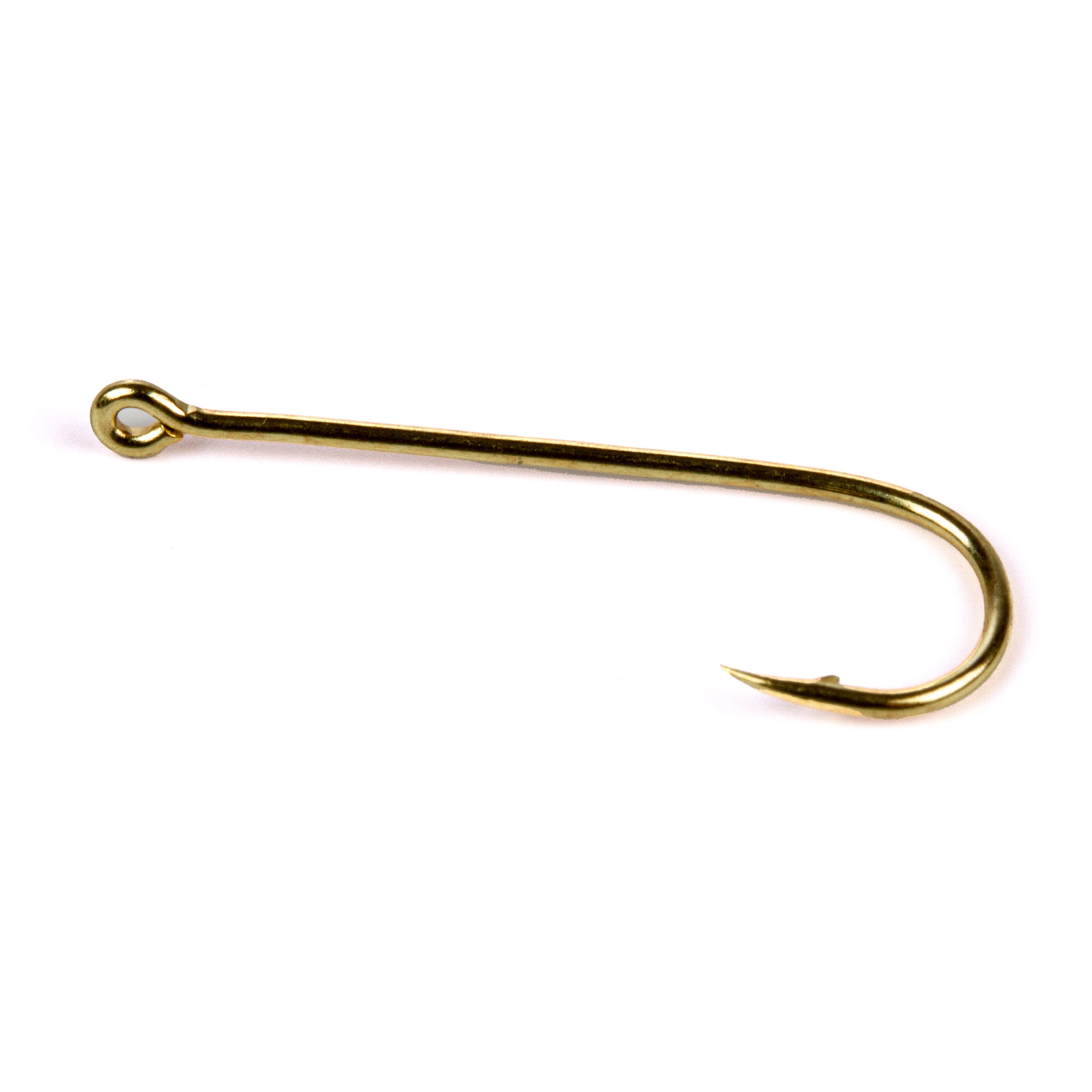 Cheap FTK Golden 1.4CM-2.7CM Long Grassless Fish Hook Double Rod