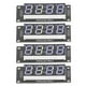 thumbnail image 4 of 7 Segments Clock Module, PCB Board 4 Digit Digital Tube Plug And Play Clear Path 0.56in With Pin Header For DIY ANGGREK Otros, 4 of 8