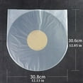 thumbnail image 2 of TXIN 100 Pieces Vinyl Record Inner Sleeves Anti Static LP Record Protective Inner Sleeves Covers, 2 of 5