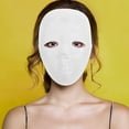 thumbnail image 1 of OULII 4Pcs DIY Masks For Artists Plastic White Blank Masks For Masquerade Events, 1 of 8