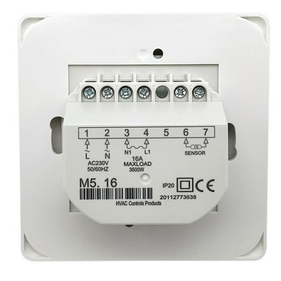 220 Volt 16 Amp Mechanical Floor Heating Room Thermostat Floor Heating Temperature