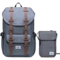 thumbnail image 1 of KAUKKO Laptop Outdoor Backpack, Traveling Rucksack Fits 15.6 Inch Laptop(5-7-Grey（2PC）), 1 of 5