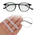 thumbnail image 2 of Unique Bargains 5 Pair Eyeglass Temple Tips Double-sided Opening Pattern Anti-slip Ear Hooks 2.20"x0.24" White, 2 of 5