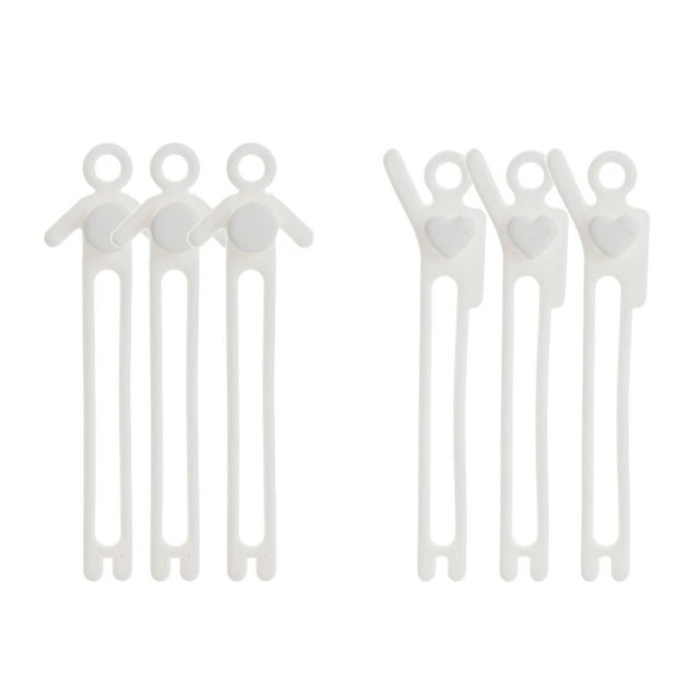 Big Sale! Silicone Cable Ties - Reusable Data Cable Organizer for Earphones, Phone Chargers, Computer Cords, Cord Management for Home, Office, and Travel Use