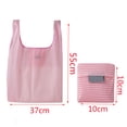 thumbnail image 5 of Bolsa de supermercado Reutilizable Sunnimix Plegable de Rayas rosa, 5 of 5