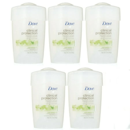 5 Pack Dove Clinical Protection Anti-Perspirant Deodorant Cool Essentials 1.70oz