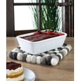 thumbnail image 3 of Cilio Virgin Sheep Wool Trivet Light Gray 8 Inch Square, 3 of 3