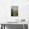 thumbnail image 2 of ARTCANVAS Two Figures Conversing In a Mountainous Landscape 1844 Canvas Art Print by Andreas Schelfhout - Size: 18" x 12" (0.75" Deep), 2 of 9