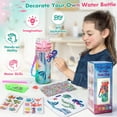 thumbnail image 2 of Gifts for 5 6 7 8 9 Year Old Girls: Arts and Crafts for Kids Age 5-10 Decorate Water Bottle Toys Girls Birthday Presents Age 4-12 Mermaid Toy for 6-8-10 Years Craft Sets with Glitter Gem Stickers Art, 2 of 7