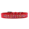 thumbnail image 6 of Dog, Puppy  Pet Fashion Collar, "Two Row Confetti Crystal Rimsets", 6 of 6