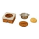 thumbnail image 1 of Juego de cocina para casa de muñecas a escala 1:12, juego de rol en miniatura, olla y tapa, modelo para juego de fideos, 1 of 9