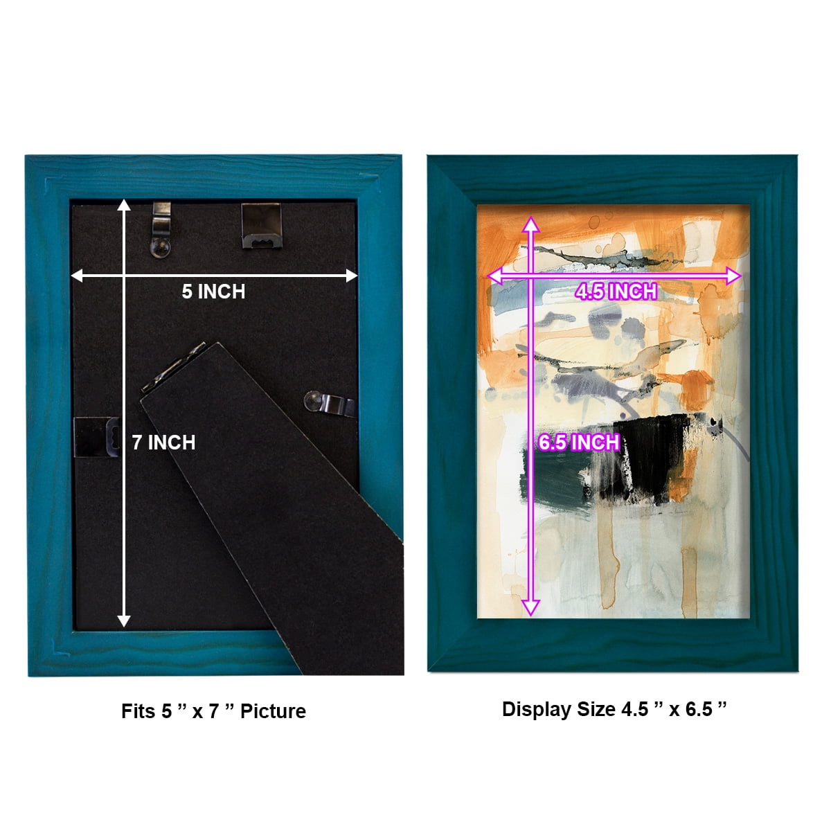 Seria I - Framed Print w/glass - Ocean Blue
