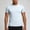 White#03, variant on Men's Stretchy Athletic Quickly Dry T Shirts Crewneck Moisture Wicking Short Sleeve Workout Running Shirts Mens Solid Round Neck Lightweight Breathable Outdoor Gym Climbing Hiking Tee Tops