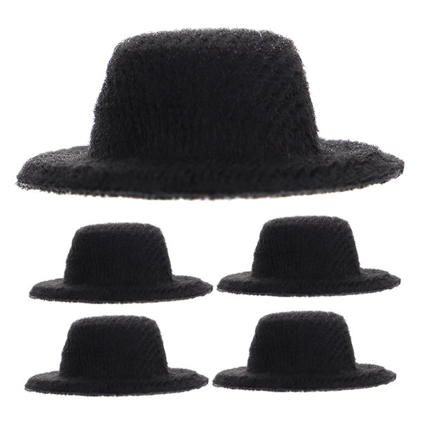 5 mini sombreros formales para muñecas en miniatura. Accesorios para muñecas.