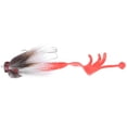 thumbnail image 3 of Señuelo de pesca de resina con forma de ratón de simulación, aparejo de cebo suave con anzuelo triple doble, color blanco, 3 of 10