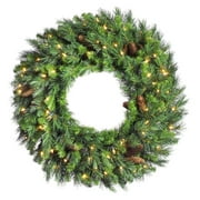 National Tree Norwood Fir Wreath With Clear Lights Size 30 Walmart Com Walmart Com