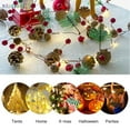 thumbnail image 6 of BadPiggies 6.6ft Christmas 20 LED String Lights, Garland with Lights Fairy Lights Pine Cone Berries Indoor Outdoor Christmas Tree Lights Winter Holiday New Year Decor, 6 of 9